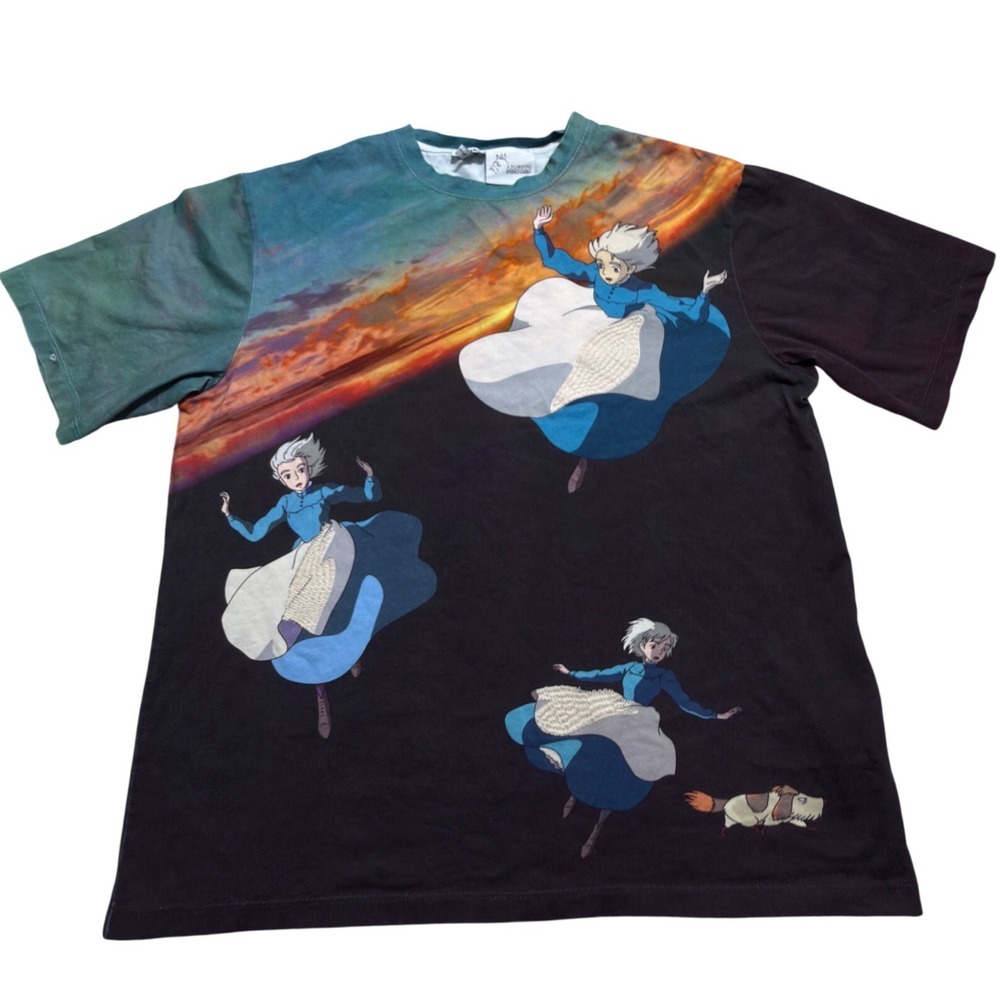 Loewe x Studio Ghibli Howls Moving Castle Sophie T-Shirt Black Multi XL